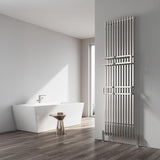 Reina Designer Towel Radiator Reina Grande Designer Central Heating Towel Radiator - 1800 x 500mm Chrome