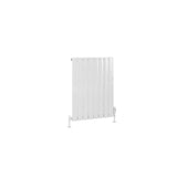 Totally Rads Ladder Rails Eastbrook Wendover Curved Vertical Heated Towel Rail in White