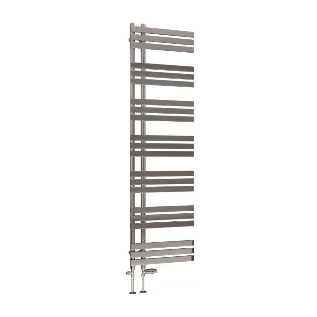 Eastbrook Designer Towel Radiator Eastbrook Leonardo Straight Vertical Heated Towel Rail in Chrome 1800 x 500mm / Central Heating