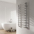 Reina Designer Towel Radiator Reina Aliano Heated Towel Rail in Chrome 1000 x 500mm / Dual Fuel