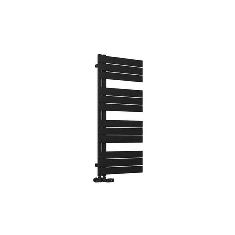 Eastbrook Designer Towel Radiator Eastbrook Helmsley Straight Vertical Designer Towel Rail in Matt Black