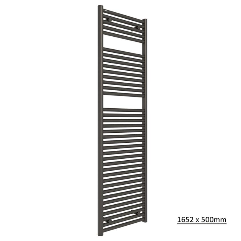 Tissino Ladder Rails Tissino Hugo2 Designer Towel Radiator in Arabica 1652 x 500 / Central Heating