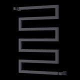 Reina Designer Towel Radiator Reina Serpe S-Shaped Central Heating Towel Radiator 750 x 500mm / Anthracite