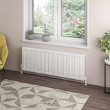 Aquarius Bathrooms Type 21 Aquarius Type 21 Compact Panel Radiator In Gloss White 500 x 1400mm