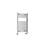 Eastbrook Ladder Rail Eastbrook Wingrave Vertical Curved Heated Towel Rail - 800 x 500mm - Chrome