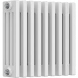 Aquarius Bathrooms Column Radiator Aquarius Foundry Horizontal 4 Column Radiator in White 400mm x 425mm