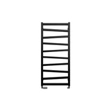 Crosswater Designer Towel Radiator Crosswater Wedge Designer Towel Rail - 500 x 1096 - Metallic Black - Central Heating