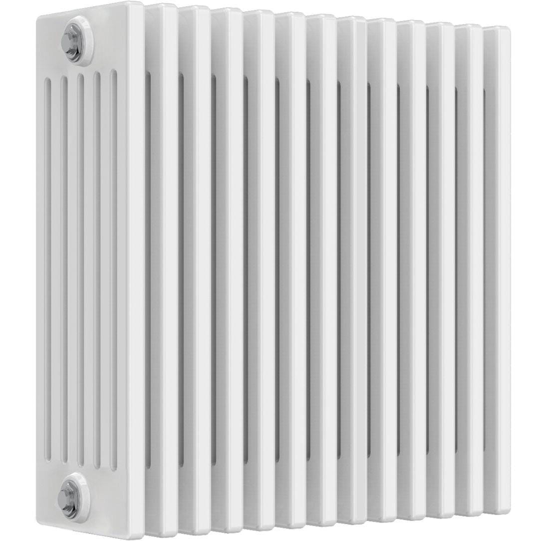 Aquarius Bathrooms Column Radiator Aquarius Foundry Horizontal 6 Column Radiator in White 600mm x 605mm