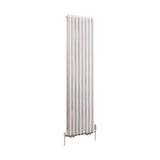 Eastbrook Column Radiators Eastbrook Rubano Straight Vertical Traditional Column Radiator in Gloss White