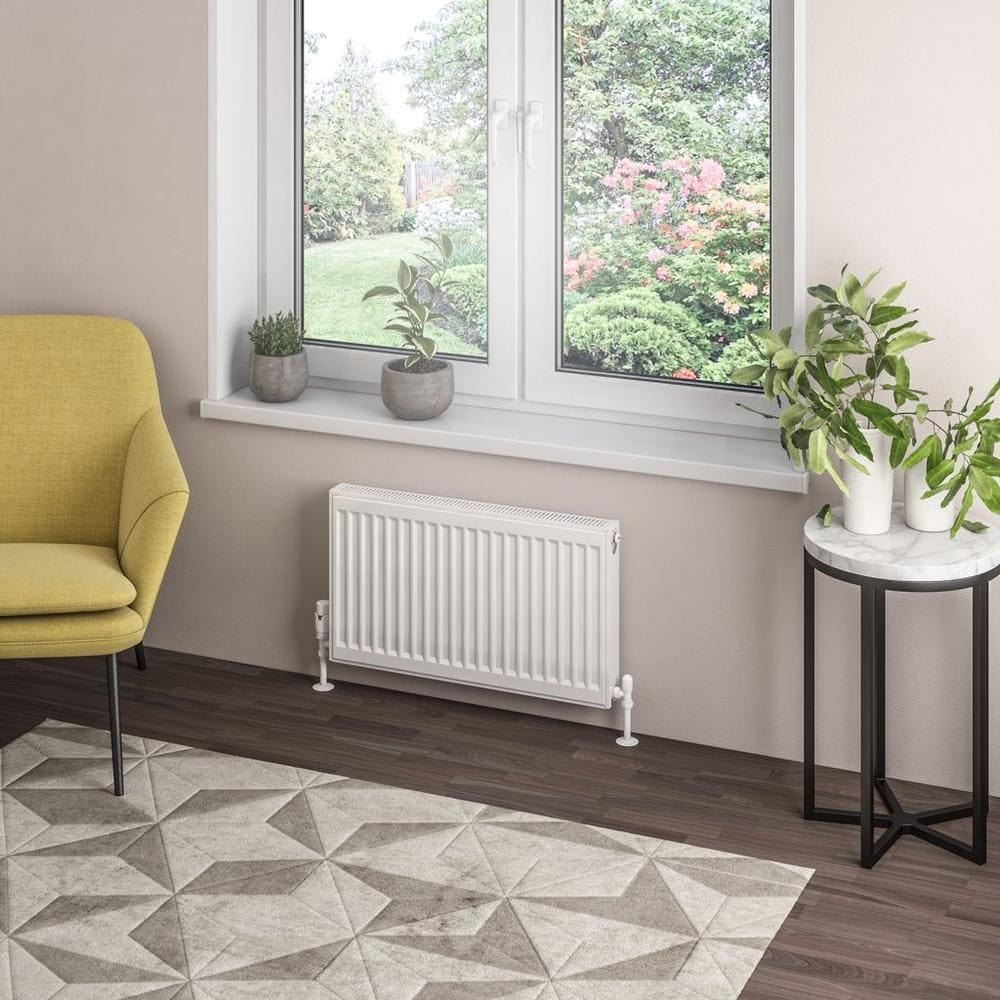 Aquarius Type 21 Compact Panel Radiator In Gloss White