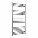 Reina Ladder Rail Reina Capo Flat Heated Designer Ladder Towel Rail - 1200 x 600 mm - in Chrome
