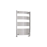 Eastbrook Wendover Curved Vertical Heated Towel Rail in White