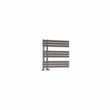 Eastbrook Designer Towel Radiator Eastbrook Leonardo Straight Vertical Heated Towel Rail in Chrome 600 x 600mm / Dual Fuel