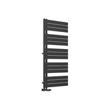 Eastbrook Designer Towel Radiator Eastbrook Helmsley Straight Vertical Designer Towel Rail in Matt Black