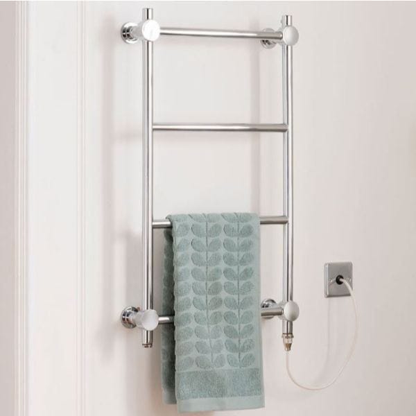 Vogue Designer Towel Radiator Vogue Venture Straight Designer Towel Radiator in Chrome 1600 x 650 / Electric Only