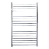 JIS Ladder Rail JIS Sussex Steyning Vertical Stainless Steel Heated Towel Rail 1000 x 620mm / Central Heating / Polished Chrome