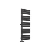 Eastbrook Designer Towel Radiator Eastbrook Helmsley Straight Vertical Designer Towel Rail in Matt Black