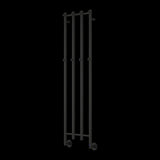 Aquarius Unique Radiator Aquarius DigiTherm Solara Dry Electric Radiator with LCD Display Matt Black