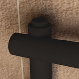 Eastbrook Round Vent Caps Pair - Black - 101.0005