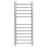 JIS Ladder Rail JIS Sussex Ouse Vertical Stainless Steel Heated Towel Rail 700 x 300mm / Central Heating / Polished Chrome