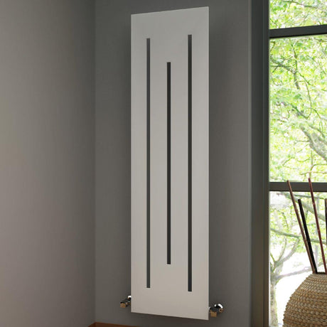 Reina Flat Panel Radiator Reina Line Flat Panel Central Heating Designer Radiator - 1800 x 490mm White