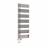 Eastbrook Designer Towel Radiator Eastbrook Leonardo Straight Vertical Heated Towel Rail in Chrome 1800 x 600mm / Electric Only
