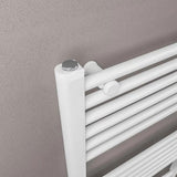 Eastbrook Ladder Rail Eastbrook Wingrave Vertical Straight Heated Towel Rail - 1600 x 400mm in Gloss White