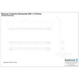 Eastbrook Rivassa Traditional 2 Column Radiator in Matt Black