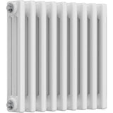 Aquarius Bathrooms Column Radiator Aquarius Foundry Horizontal 3 Column Radiator in White 400mm x 425mm