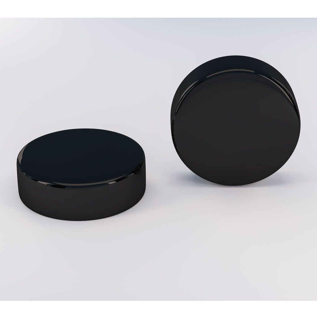 Eastbrook Round Vent Caps Pair - Black - 101.0005