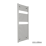 Tissino Hugo2 Designer Towel Radiator in Chrome