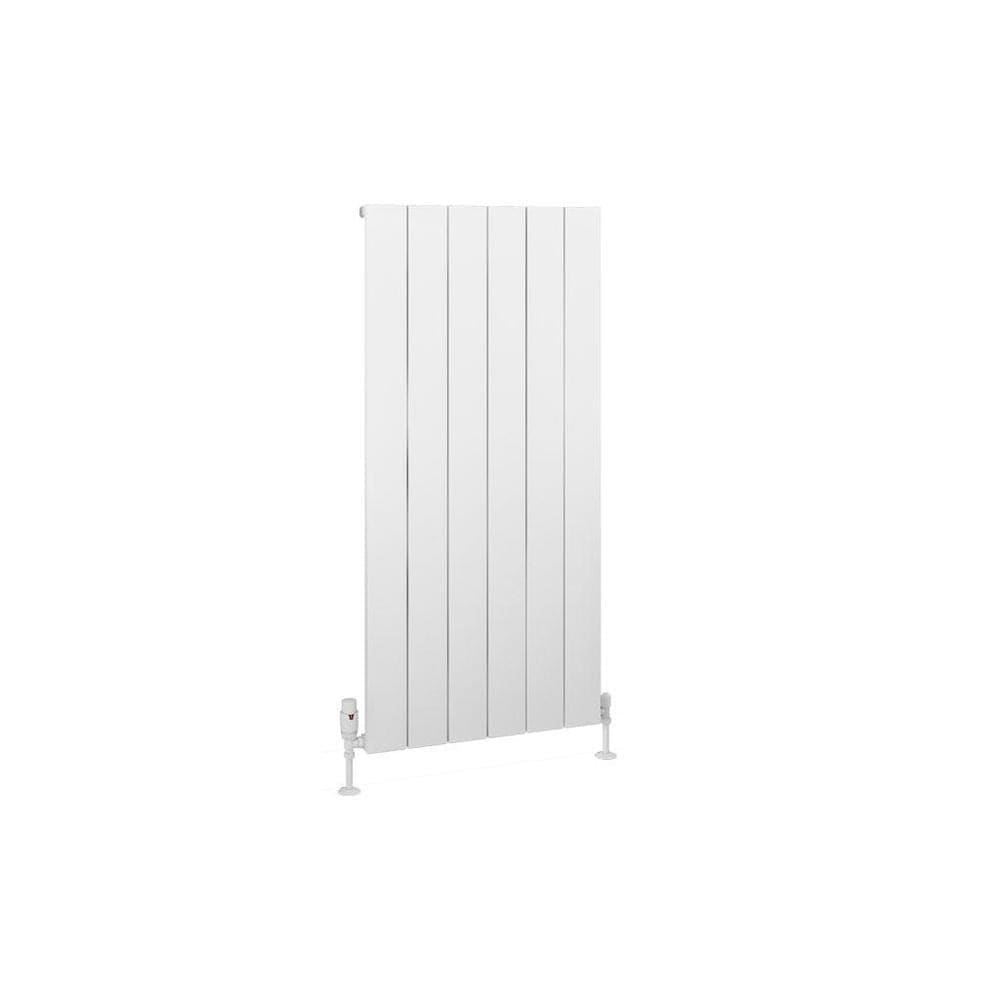 Eastbrook Panel Radiator Eastbrook Charlton Vertical Designer Radiator in Matt White