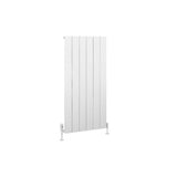 Eastbrook Panel Radiator Eastbrook Charlton Vertical Designer Radiator in Matt White