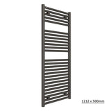 Tissino Ladder Rails Tissino Hugo2 Designer Towel Radiator in Arabica 1212 x 500 / Central Heating