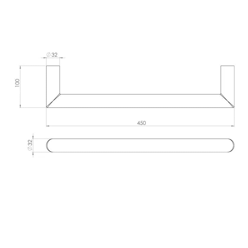 Saneux Ember Solo Dry Electric Towel Rail