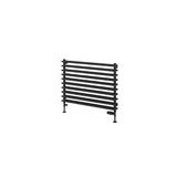 Eastbrook Designer Towel Radiator Eastbrook Murano Horizontal Designer Radiator in Matt Black