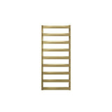 Crosswater Designer Towel Radiator Crosswater Air Designer Towel Radiator in Brushed Brass 1150 x 500 / Dual Fuel