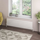 Aquarius Bathrooms Type 21 Aquarius Type 21 Compact Panel Radiator In Gloss White 400 x 1600mm