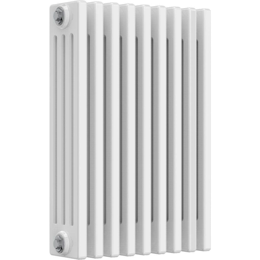 Aquarius Bathrooms Column Radiator Aquarius Foundry Horizontal 4 Column Radiator in White 600mm x 425mm