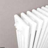 Eastbrook Column Radiator Eastbrook Rivassa Traditional 4 Column Radiator in Gloss White
