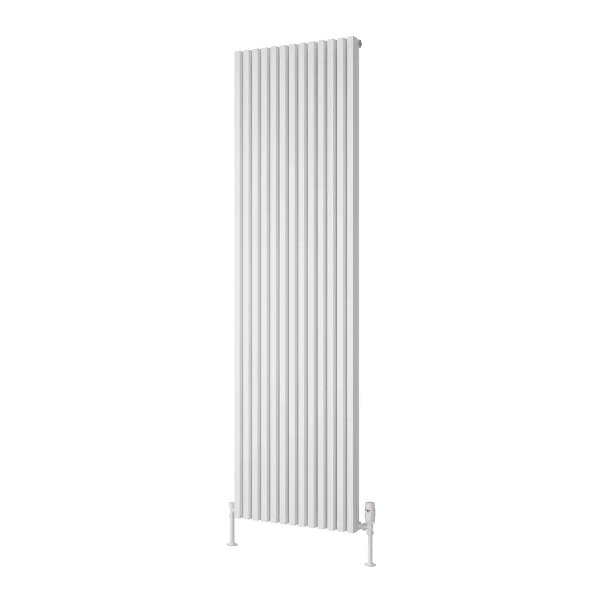 Reina Panel Radiator Reina Albano Central Heating Vertical Designer Radiator White / 1800 x 510mm