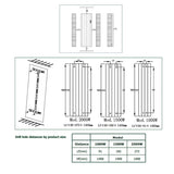 Reina Panel Radiator Reina Maia Wi-Fi Enabled Electric Vertical Panel Radiator in White