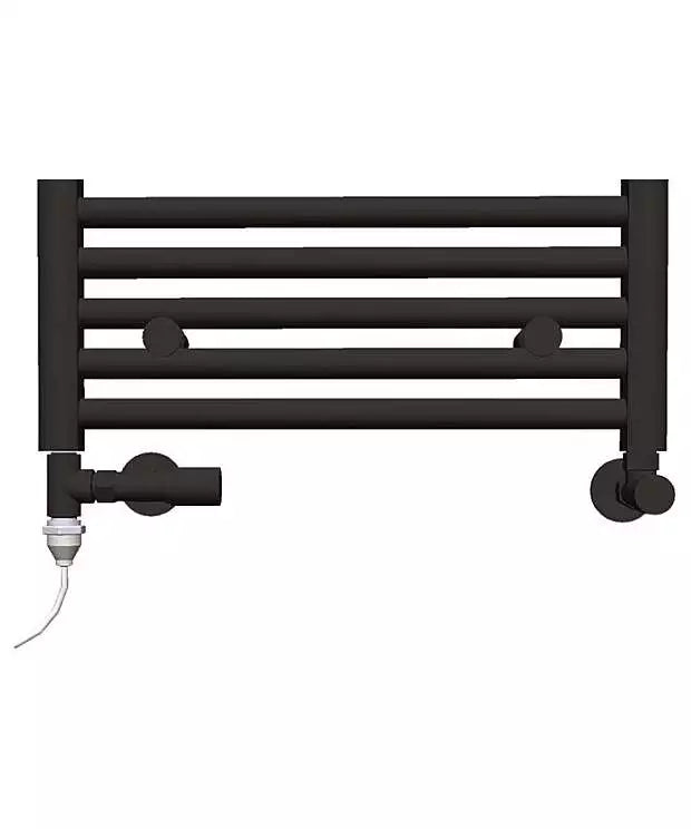 Tissino Dual Fuel Radiator Valves - Wall Plumbing Connection - Arabica - THU-209-AR