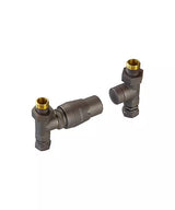 Tissino Hugo2 - Straight Valves with Thermostatic Head - Arabica - THU-303-AR