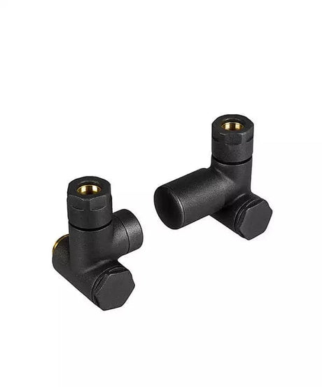Tissino Radiator Valves Tissino Dual Fuel Radiator Valves - Wall Plumbing Connection - Anthracite - THU-309-ANT