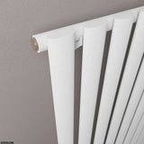 Eastbrook Panel Radiator Eastbrook Tunstall Straight Horizontal Designer Radiator in Matt White