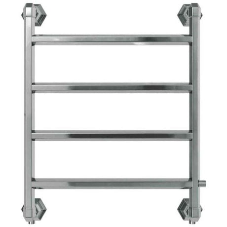 Vogue Traditional Towel Rail Vogue Art Moderne Straight Wall Mounted Traditional Towel Radiator in Chrome 836 x 700 / Dual Fuel