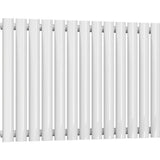 Aquarius Bathrooms Column Radiator Aquarius Athens Single Horizontal Column Radiator in White 600 x780mm