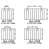 Reina Panel Radiator Reina Nika Horizontal Wi-Fi Enabled Electric Panel Radiator