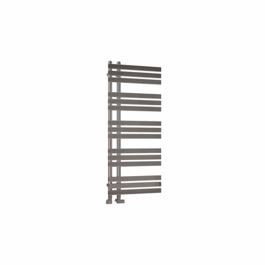 Eastbrook Designer Towel Radiator Eastbrook Leonardo Straight Vertical Heated Towel Rail in Chrome 1200 x 500mm / Electric Only